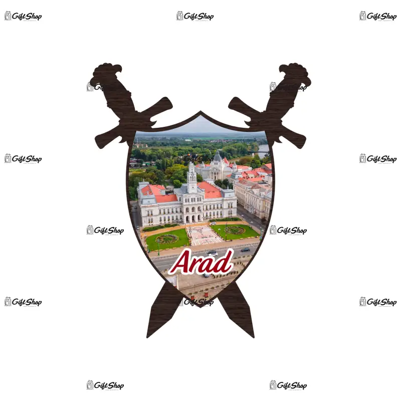 Arad, magnet palos cu sabii, model mgs189